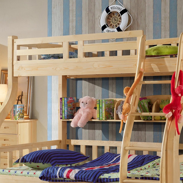 新款兒童實(shí)木床圖片