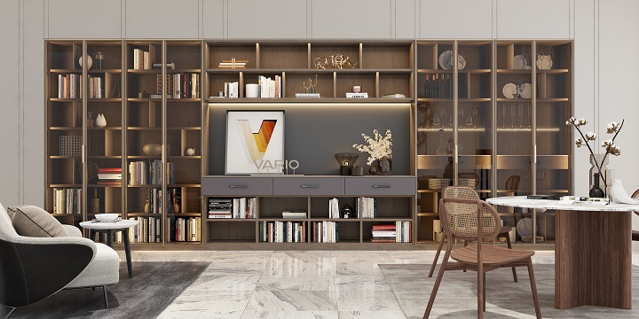 電視柜書柜組合圖片